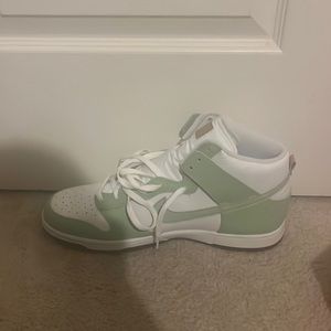 Light green Nike high tops size 14